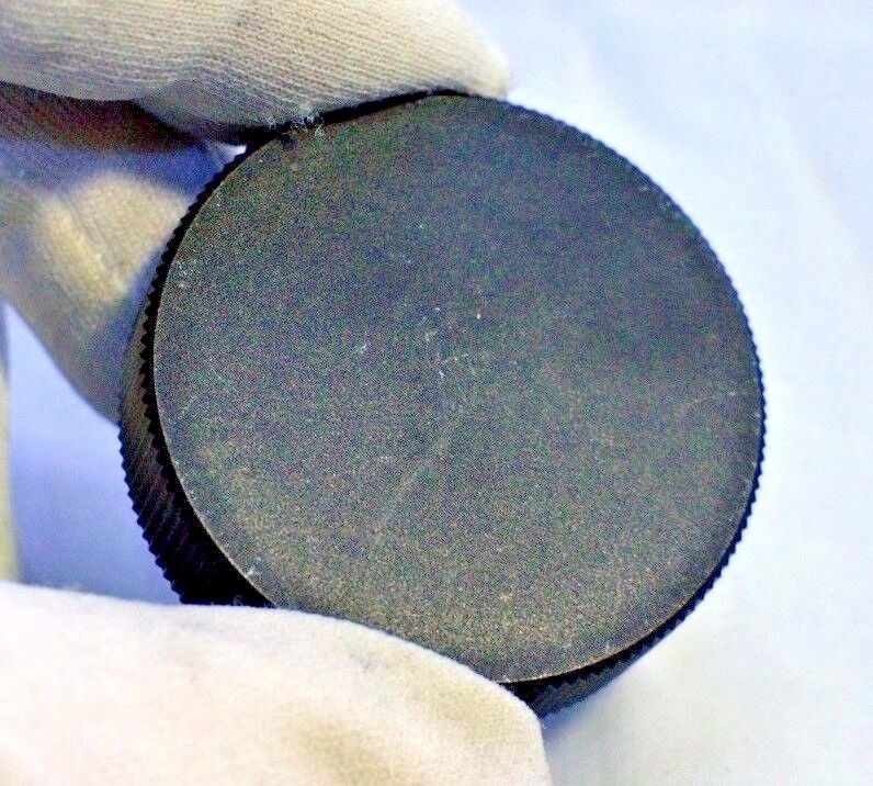 unknown brand rear lens cap for M42 universal  screw mount lenses vintage Black