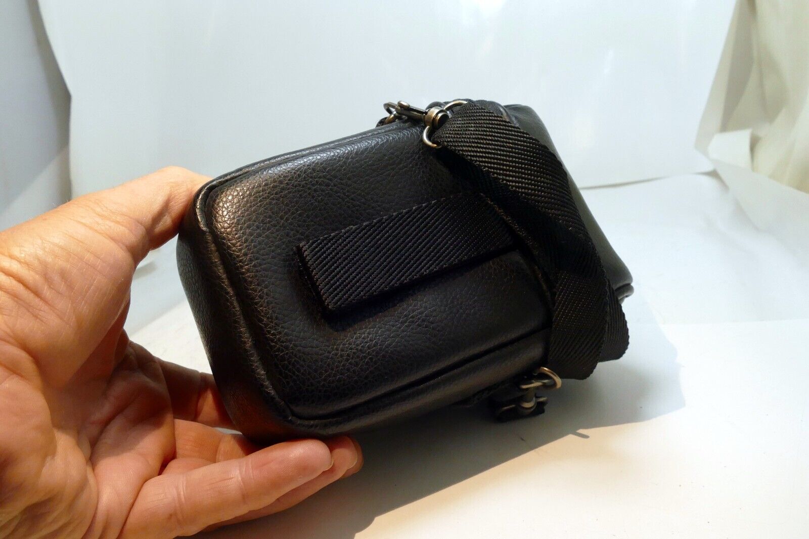 Zeiss Ikon CAMERA CASE with shoulder strap faux leather vintage 4X6" Genuine OEM