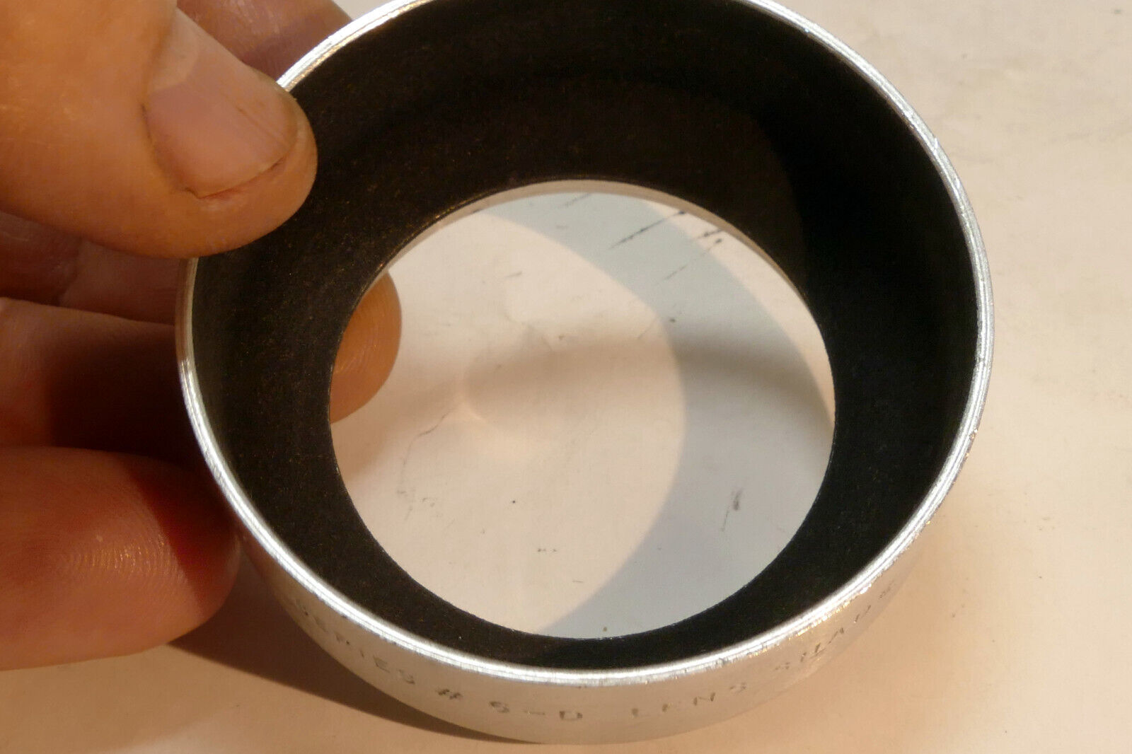 Tiffen 44.5mm  Lens Hood / Shade Metal threaded  telephoto 6-B VI series