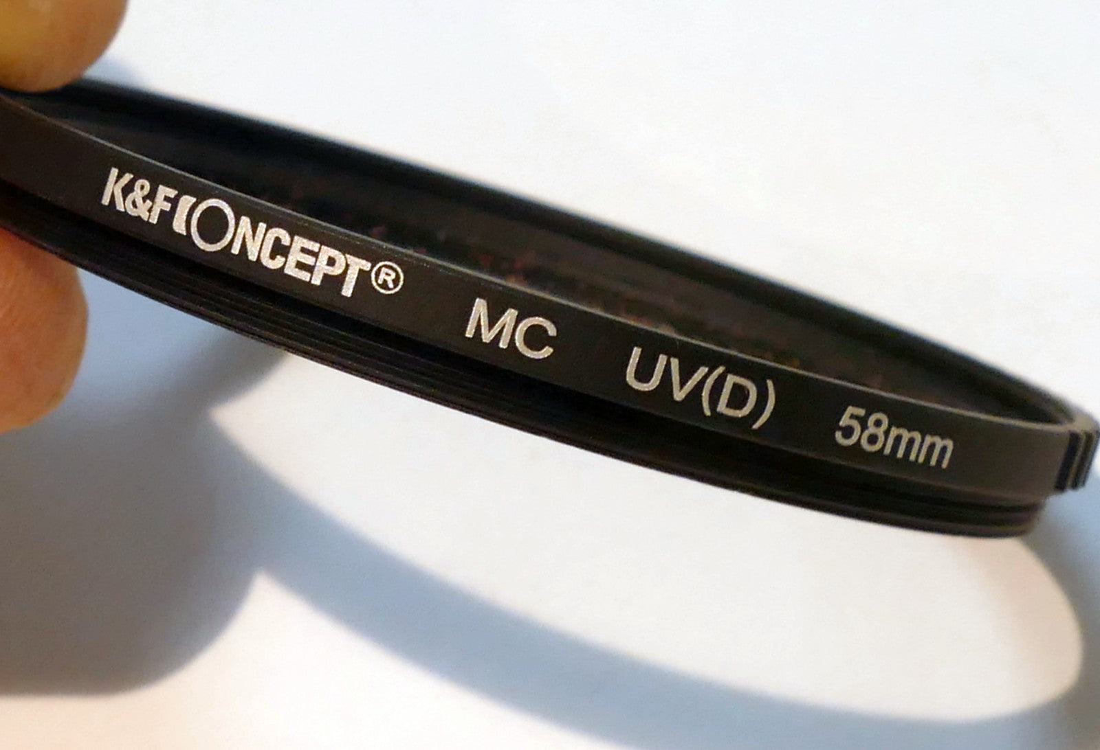 K&F Concept MC UV 58mm UV (D) Lens Filter Multi-Coated w/ ribbed rim