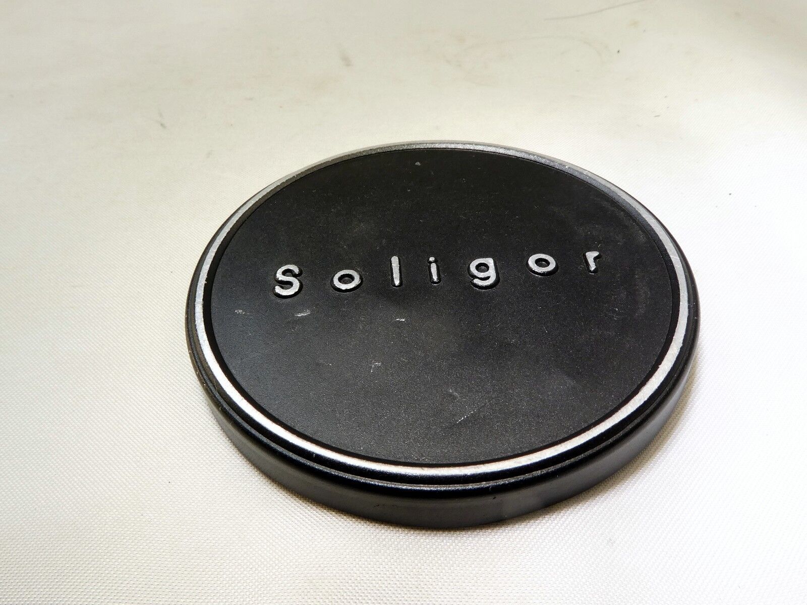 Soligor 62mm cap dust cover Slip on Metal vintage