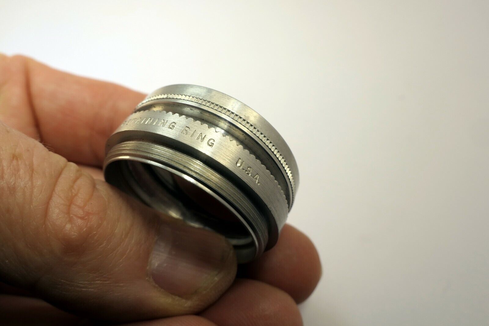 Tiffen series 5 V Adapter holder & Retaining ring for 33.5mm ID threaded rim