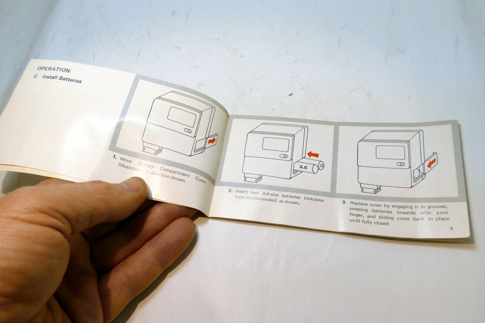Sunpak Auto 101 650 Flash  Instructions  guide manual English EN