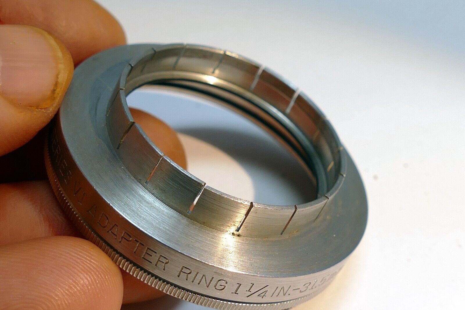 31.5mm to 44.5mm series VI 6 step up ring Adapter holder Slip on type 1 1/4"