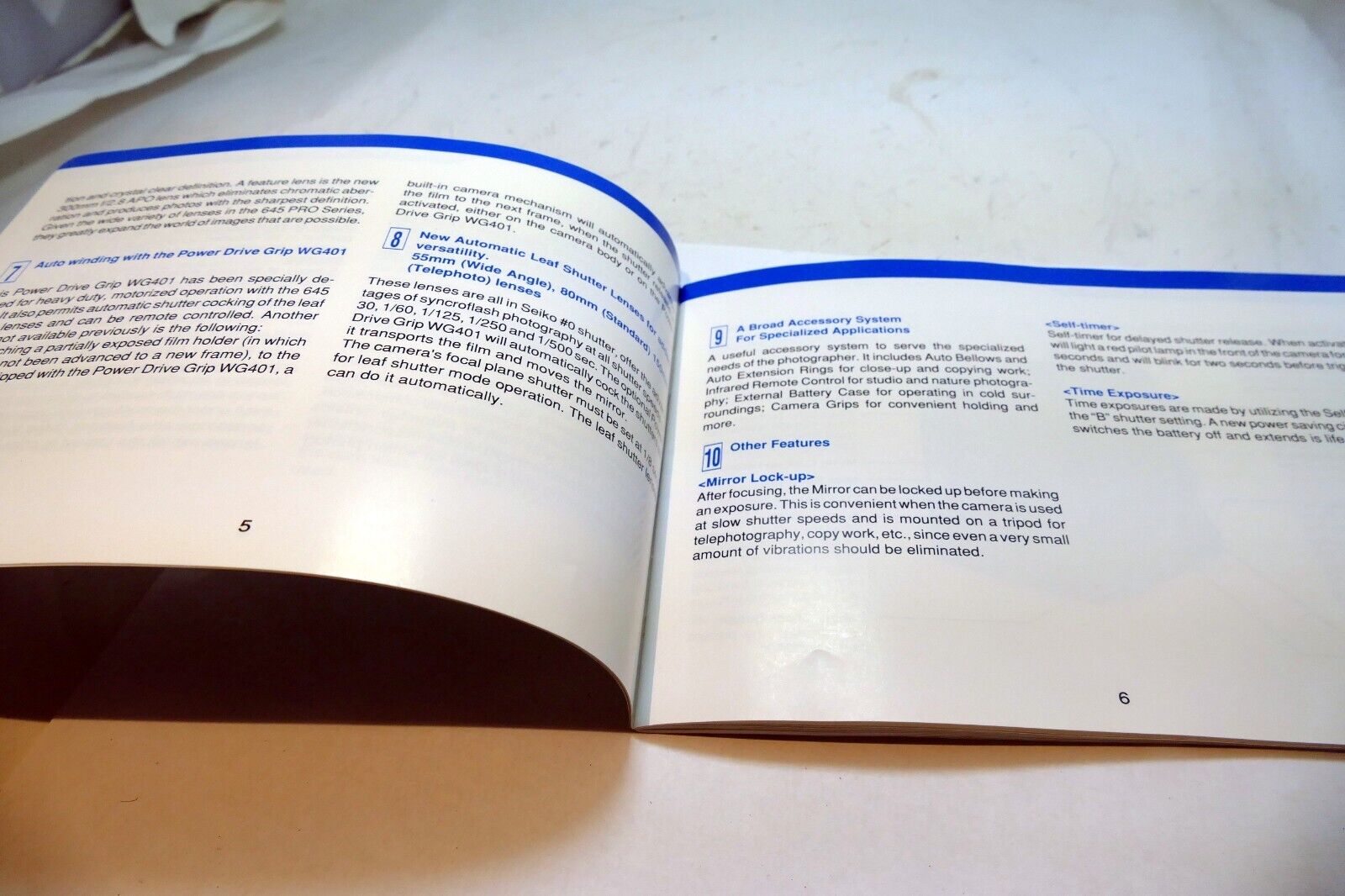 Mamiya 645 PRO motor drive  Instruction Manual Guide