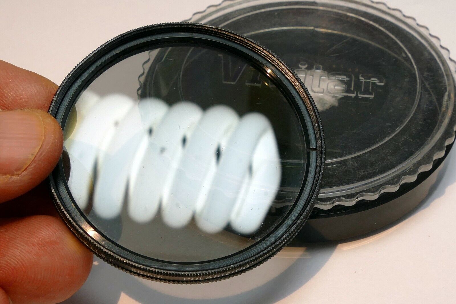 Vivitar 55mm Filter Polarizing Polar PL linear low profile for wide angle Japan