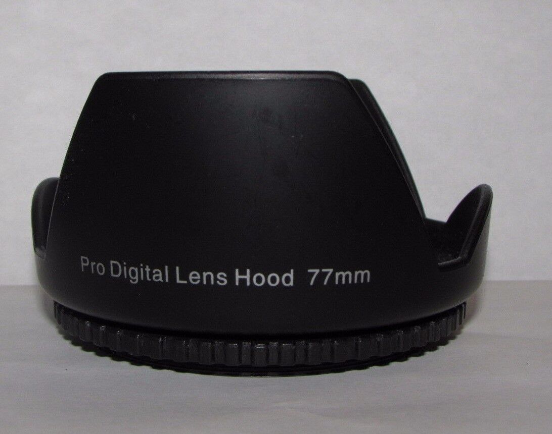 Used ProDigital 77mm Lens Hood screw in type for 18-200mm B20531