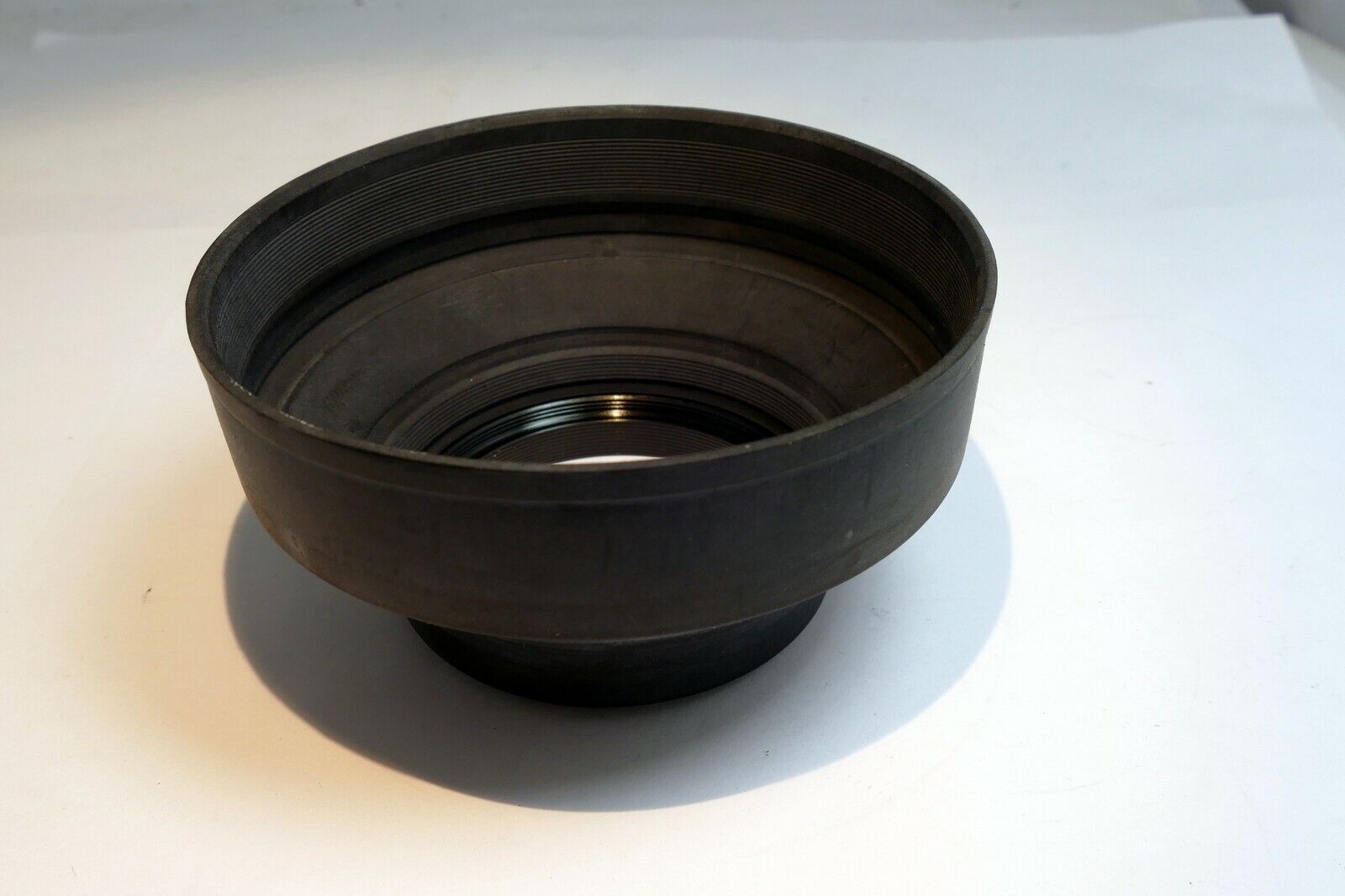 58mm Rubber Hood shade telephoto  collapsible for wide angle &  telephoto 2-way