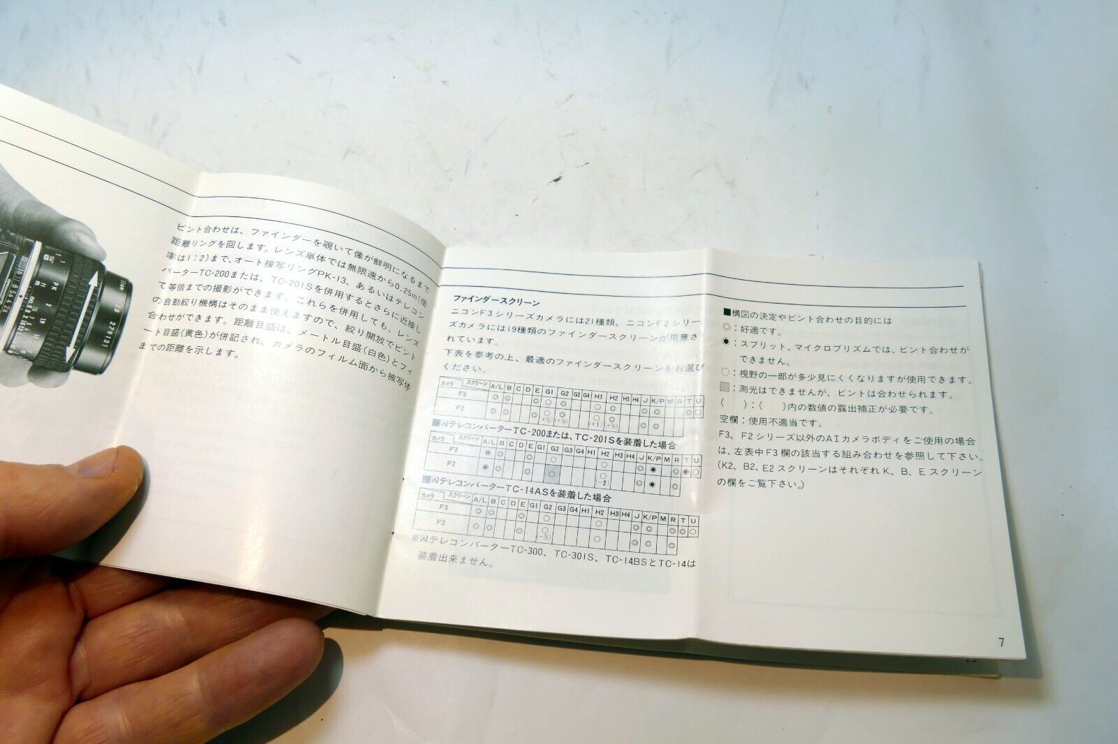 Nikon Micro-Nikkor 55mm f2.8 Ai-s LENS Instruction Guide Manual 1980