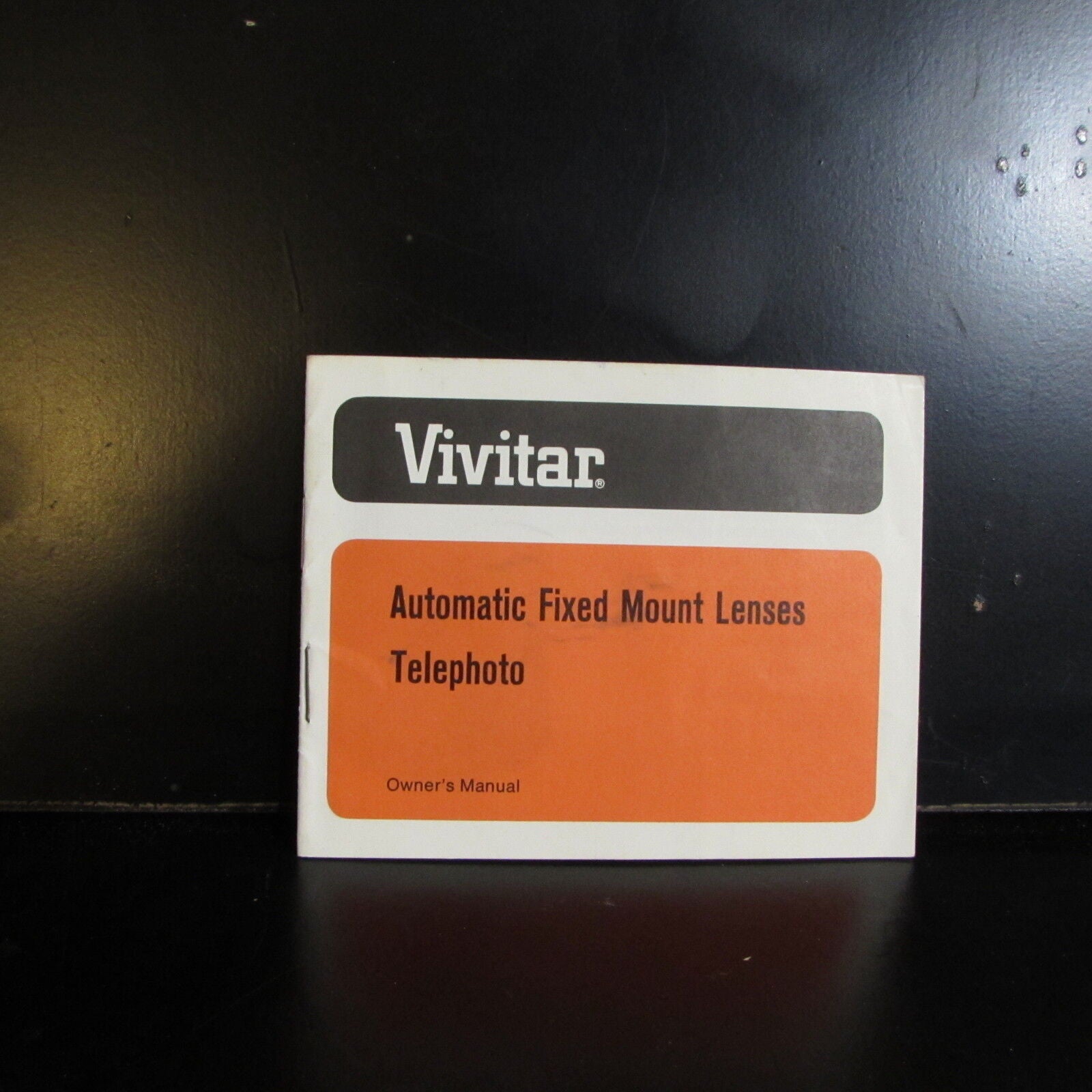 Used Vivitar Automatic Fixed Mount Lenses Telephoto Owner Guide 135mm f2.8 M42