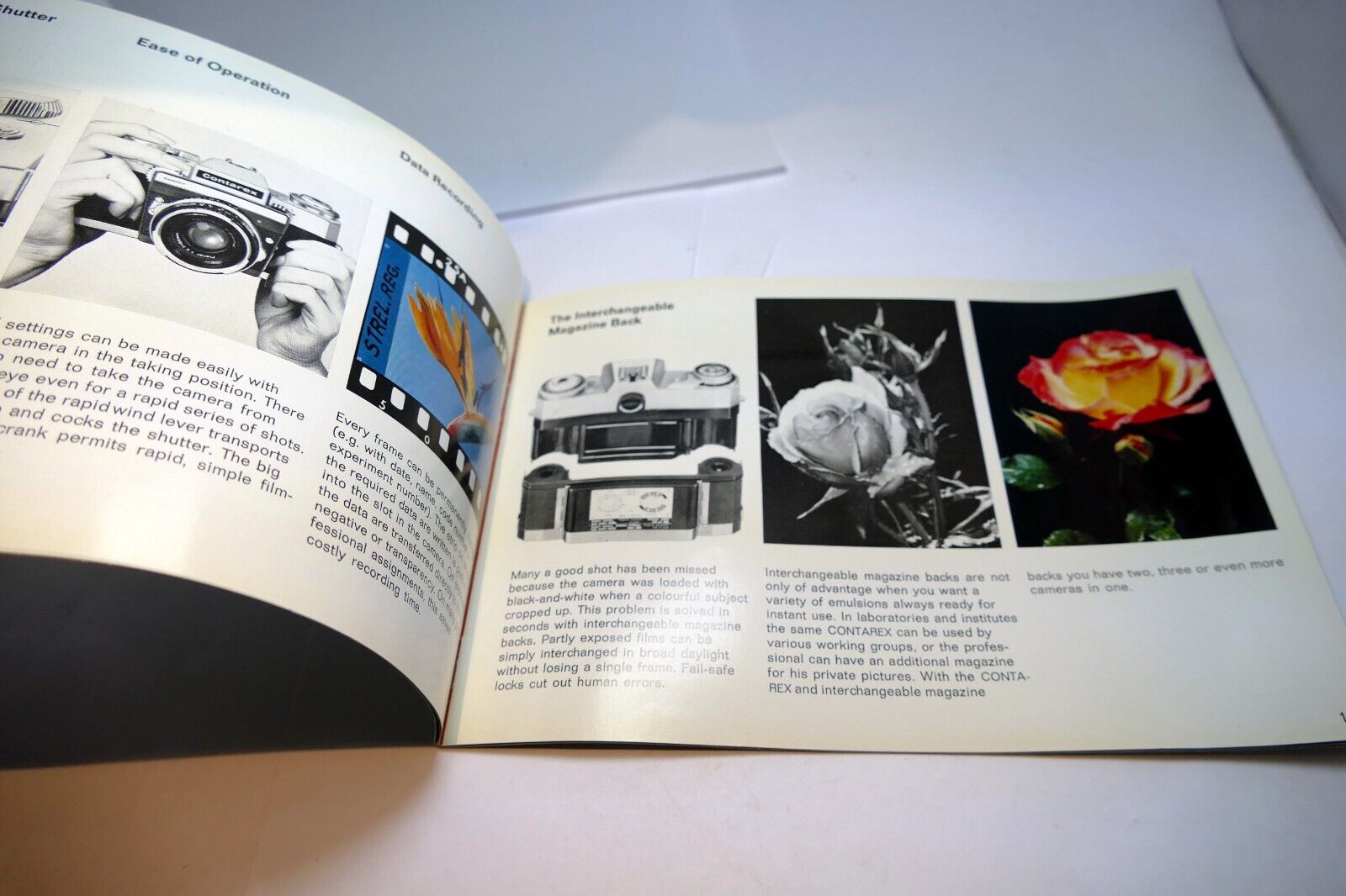 Sales Brochure Zeiss Ikon Contarex 35mm - Professional P Super S SE - guide