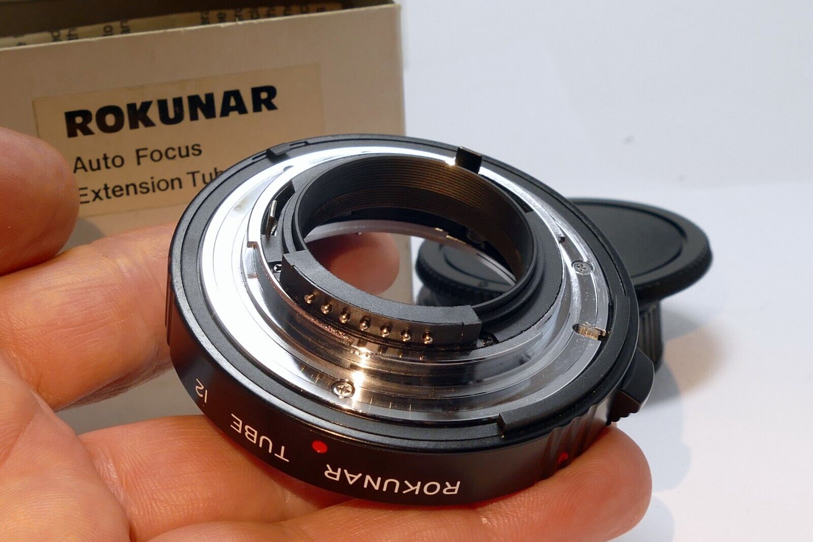 Rokunar Tube 12mm macro lens for Nikon F  Auto Focus N/ AF