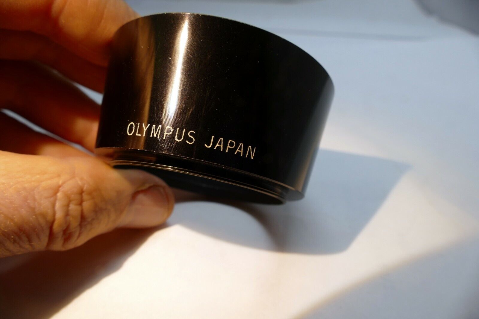 Olympus Pen 60mm f1.5 Hood Shade Zuiko 50-90mm F3.5 screw in metal