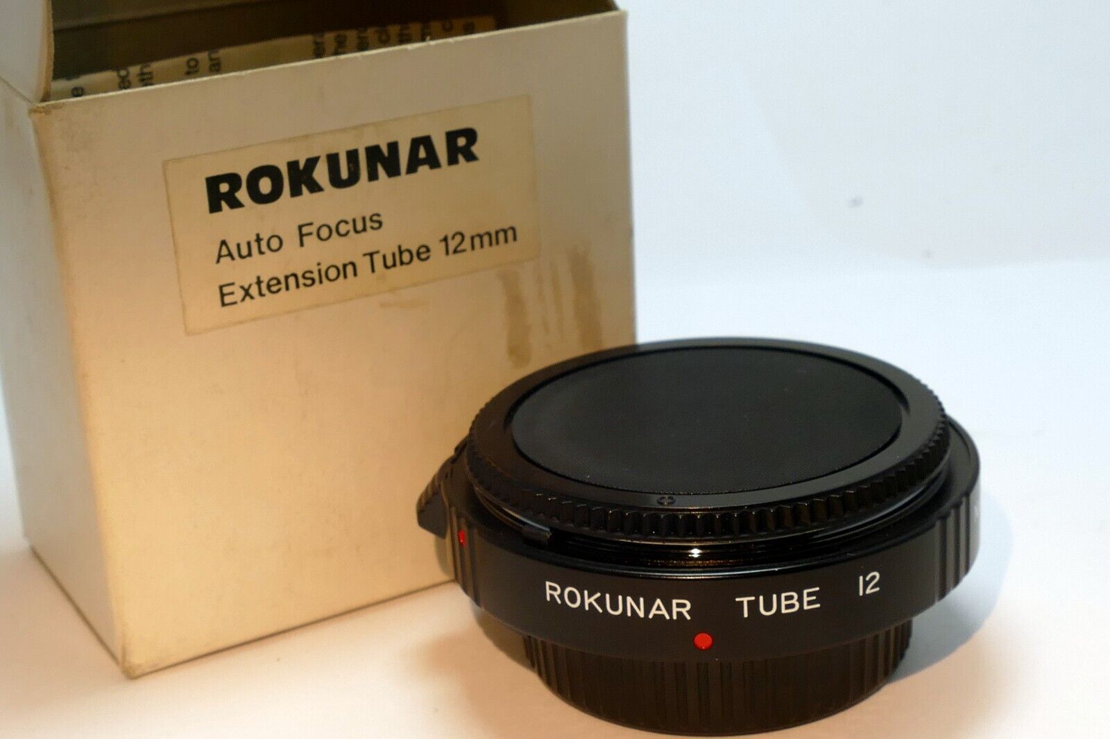 Rokunar Tube 12mm macro lens for Nikon F  Auto Focus N/ AF