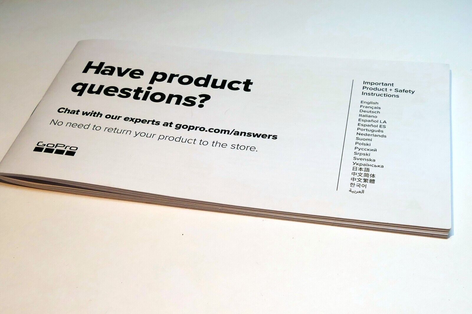 Have product questions? Gopro Hero brochure  for camera repair