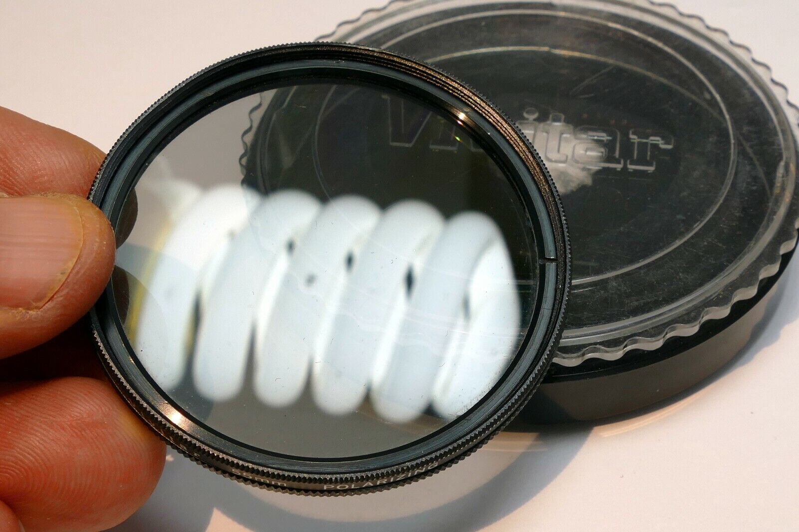 Vivitar 55mm Filter Polarizing Polar PL linear low profile for wide angle Japan