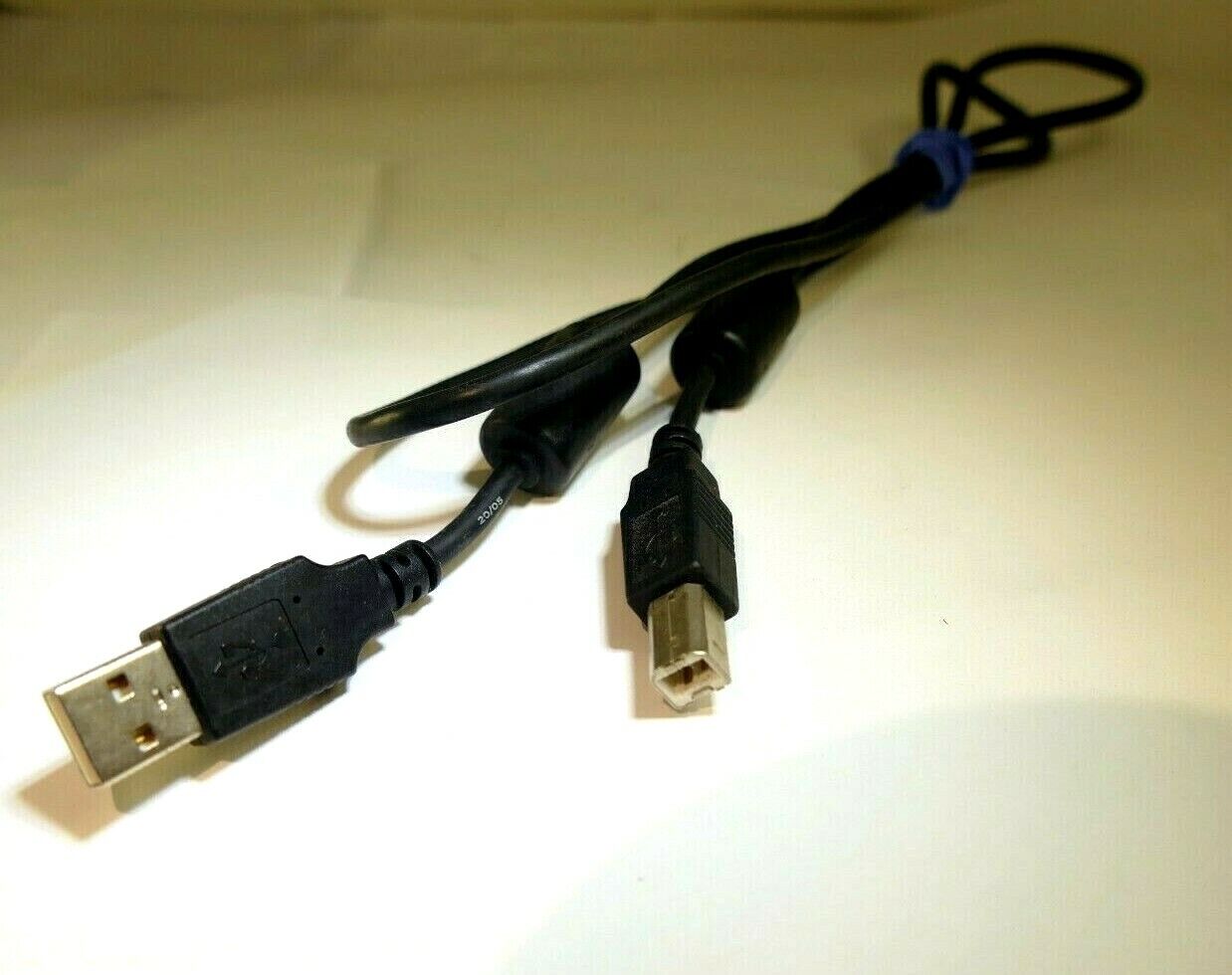 USB A Male to B Male  Cord cable 6 feet long  for printer black