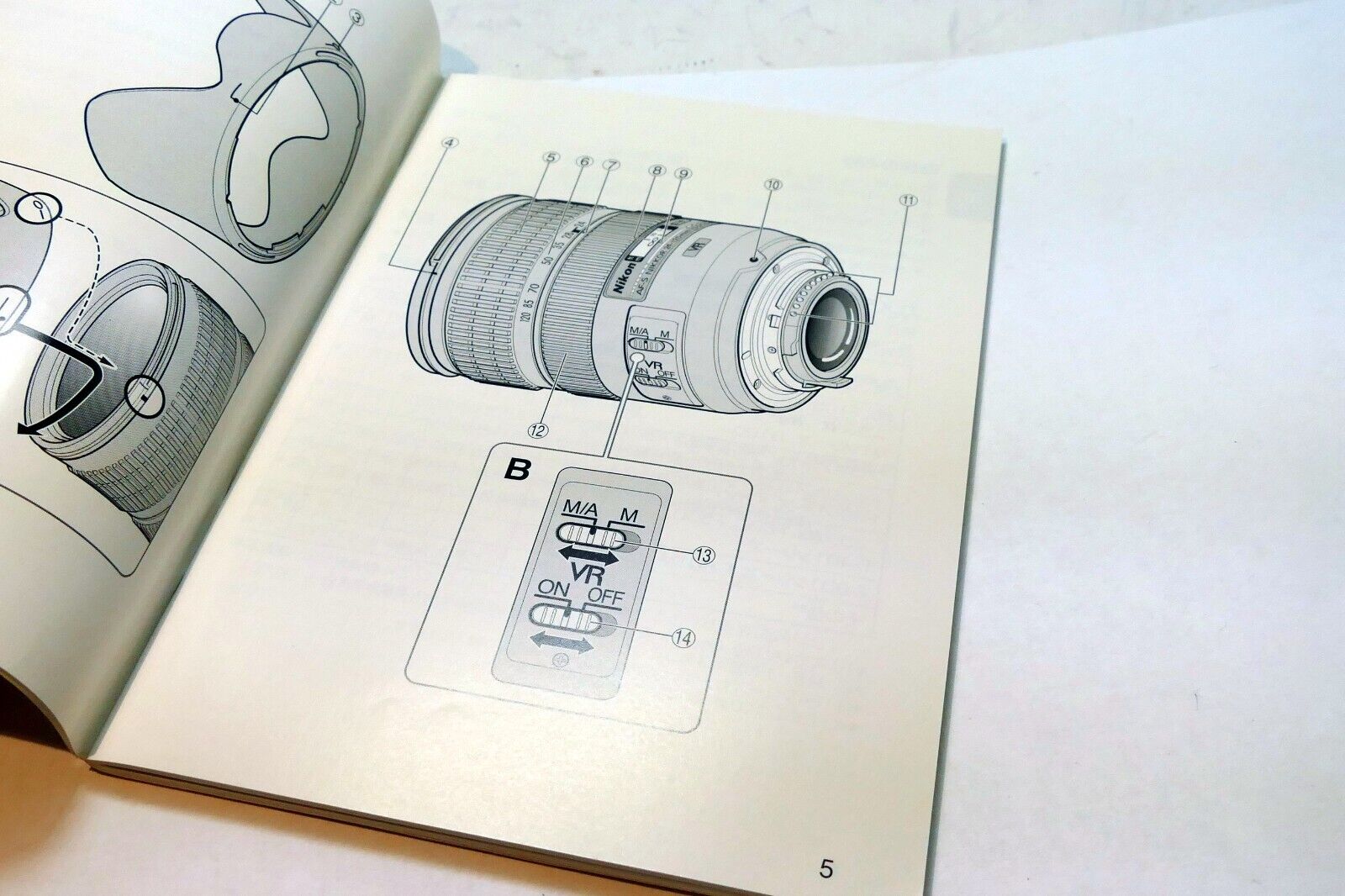 Nikon AF-S VR Nikkor 24-120mm f3.5-5.6G IF  Lens Manual GUIDE