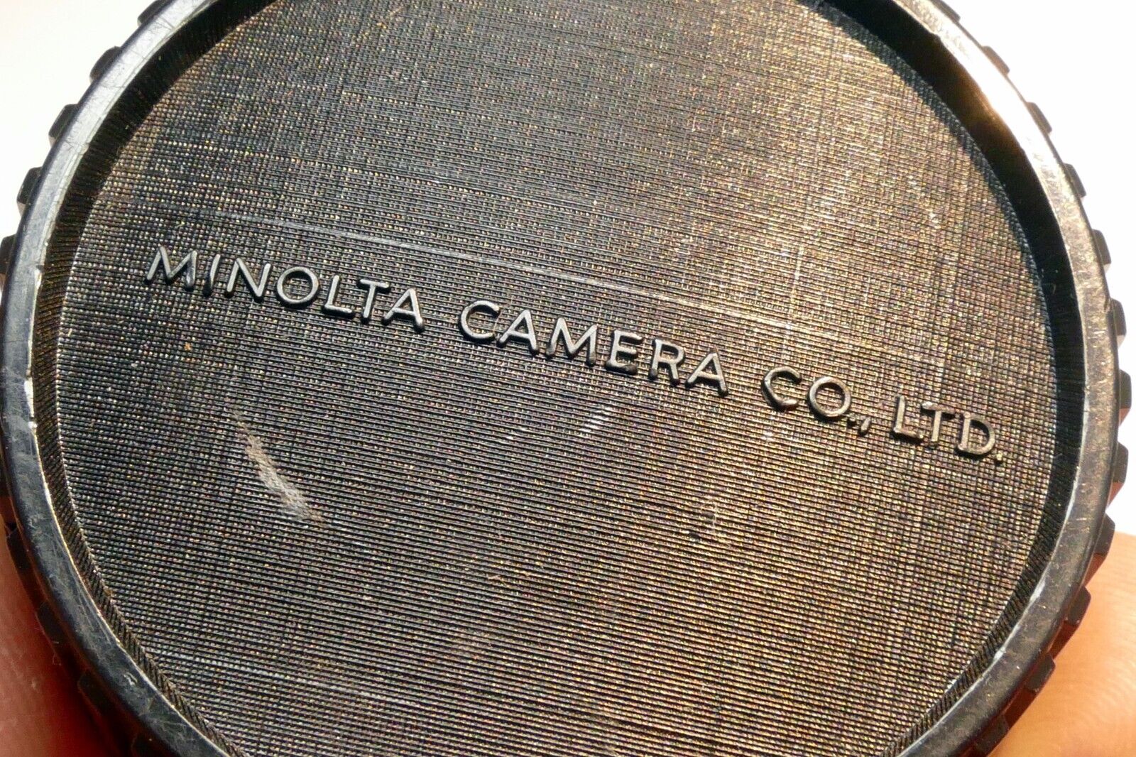 Minolta MC MD Rear lens Dust Cap for W Rokkor HG QE Si manual focus Slip on Type