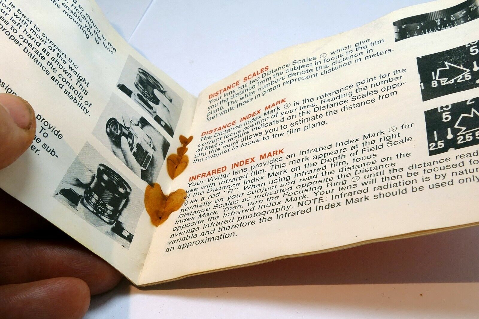 Vivitar Fixed 28mm f2.5 Wide Angle Lens  Owner's Manual guide English 1972
