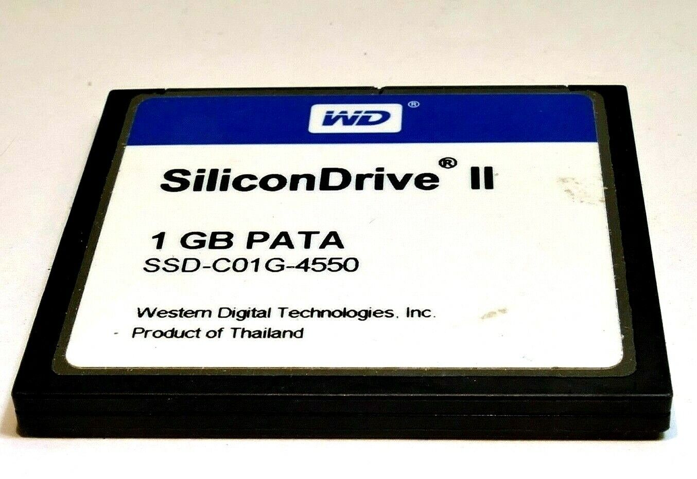WD 1GB PATA CF memory card Western Digital SSD-C01G-4550 IBM