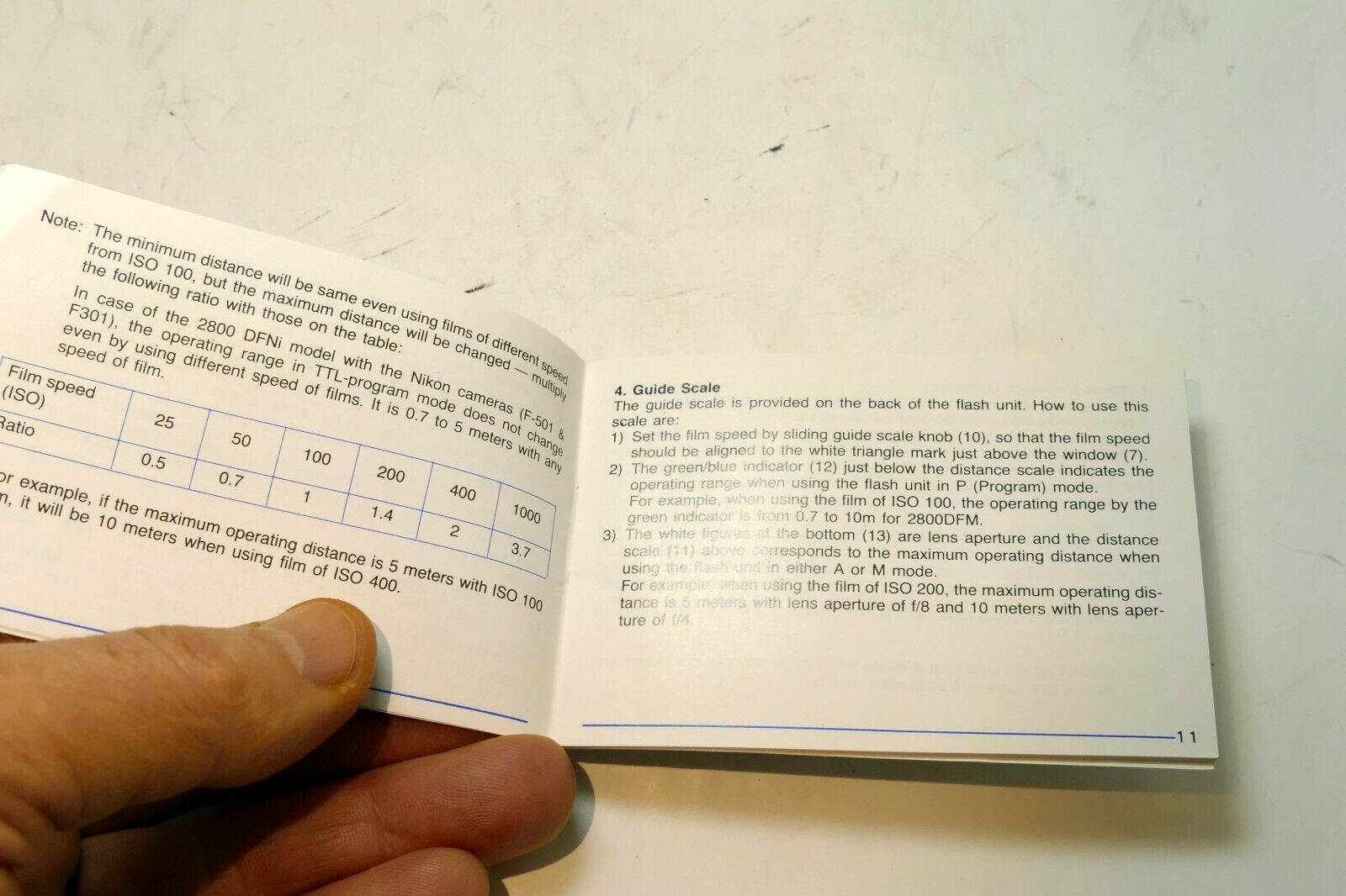 Starblitz 2800 DFM DFNi Flsh instruction manual guide