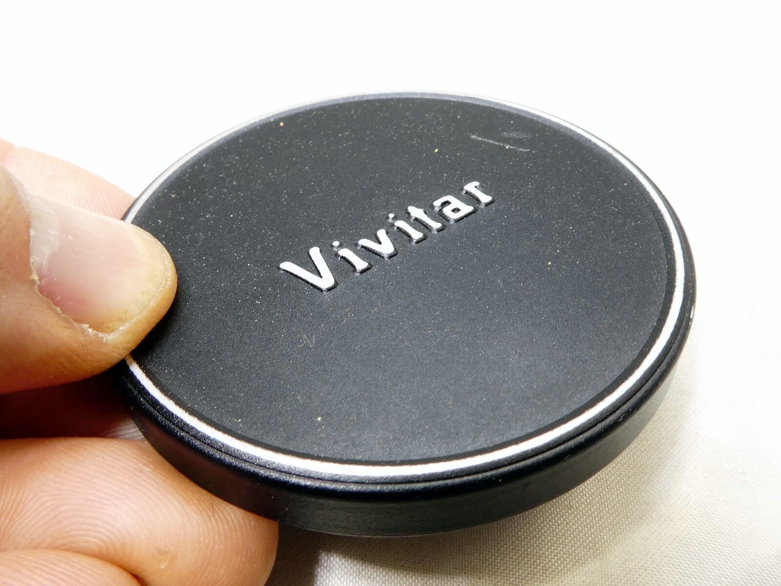 Vivitar  58mm Lens Front Cap Slip on Metal vintage