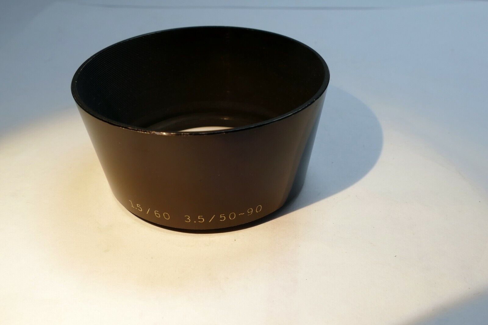 Olympus Pen 60mm f1.5 Hood Shade Zuiko 50-90mm F3.5 screw in metal