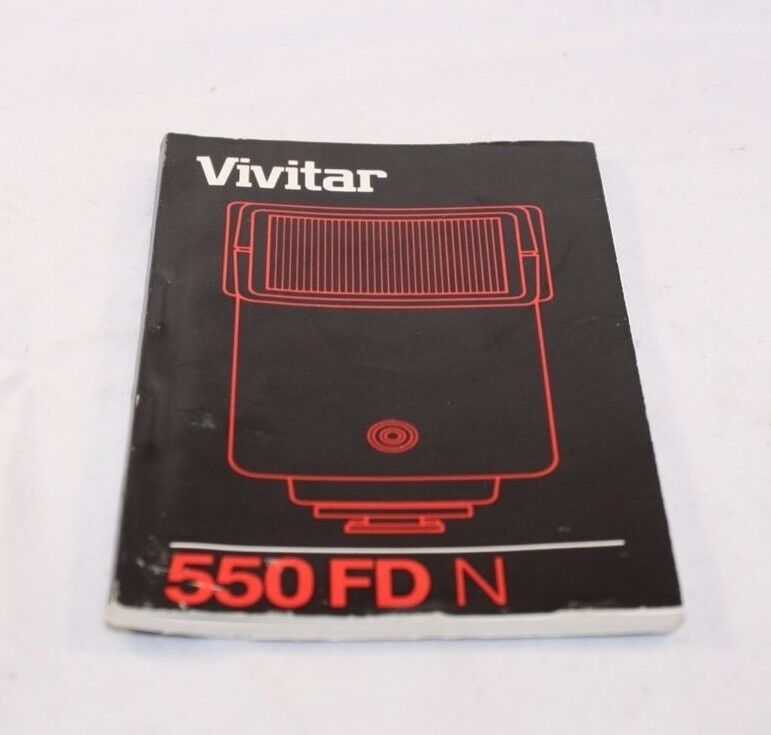 Vivitar Flash 550 FD N Instruction Manual (EN) 6103022