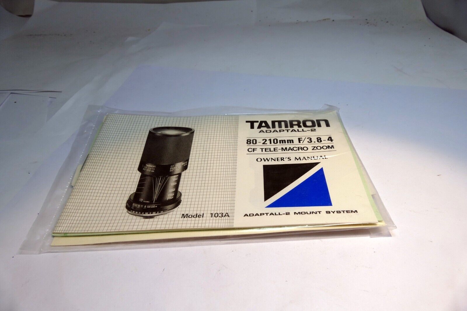 Tamron Adaptall 2 80-210mm f3.8-4 Lens owners Guide Manual   English EN
