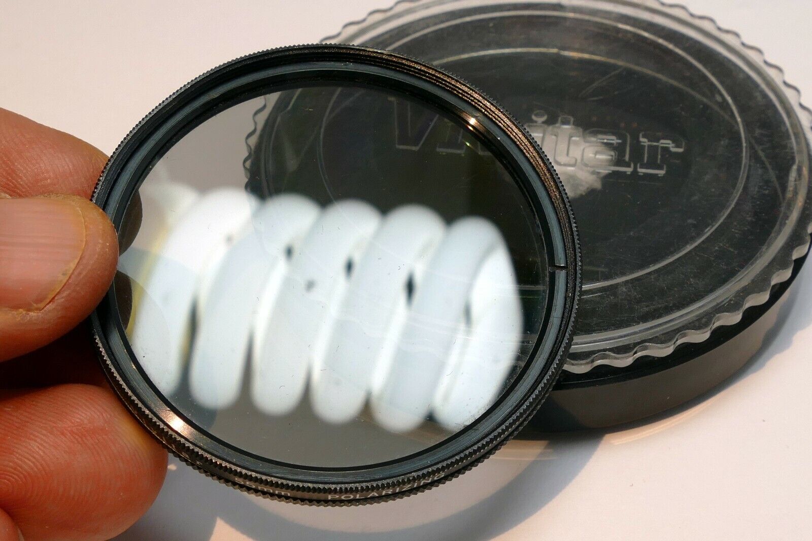 Vivitar 55mm Filter Polarizing Polar PL linear low profile for wide angle Japan