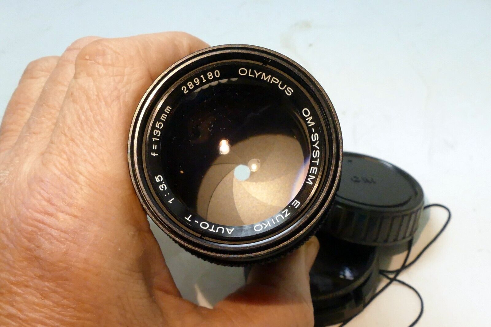 Olympus 135mm f3.5 OM Manual Focus OM-Mount Prime Lens telephoto