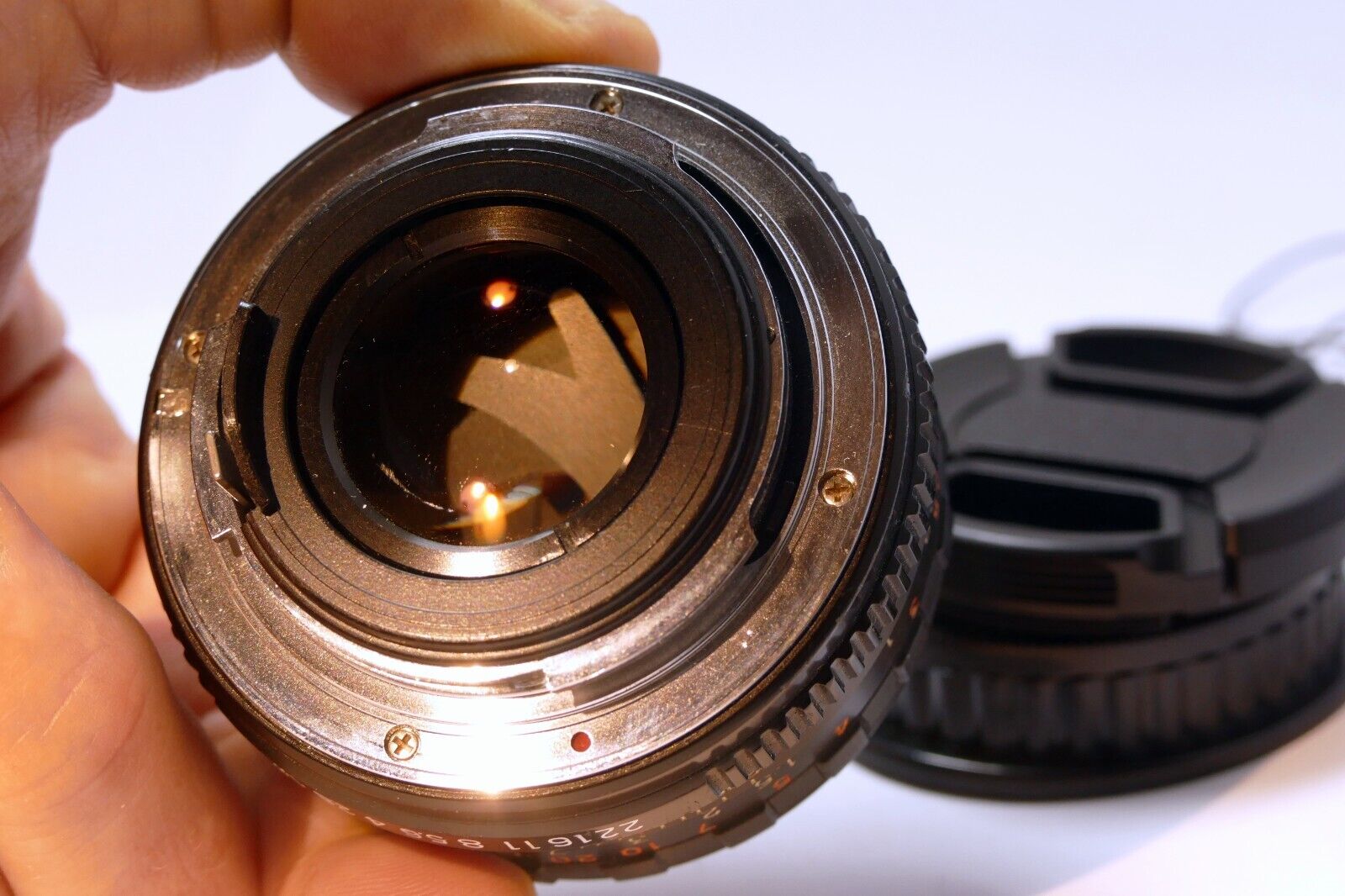 Vivitar MC 50mm f1.7 (Pentax-K PK mount) LENS w/ BOTH CAPS - excellent condition