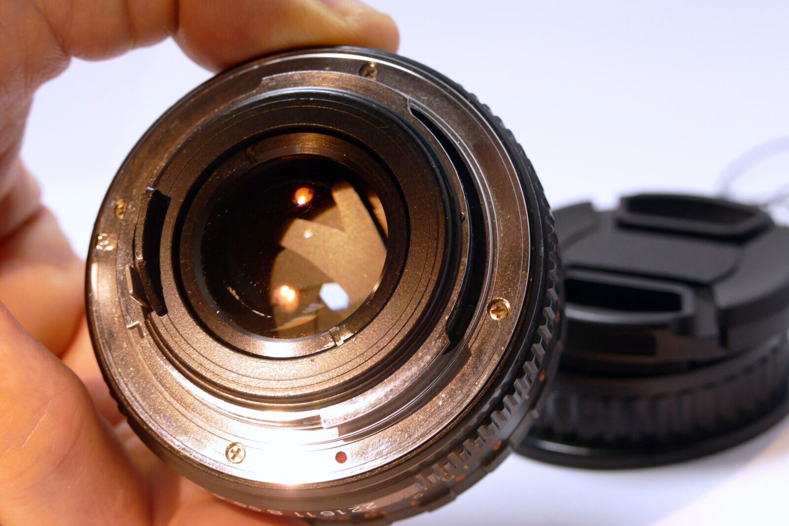 Vivitar MC 50mm f1.7 (Pentax-K PK mount) LENS w/ BOTH CAPS - excellent condition