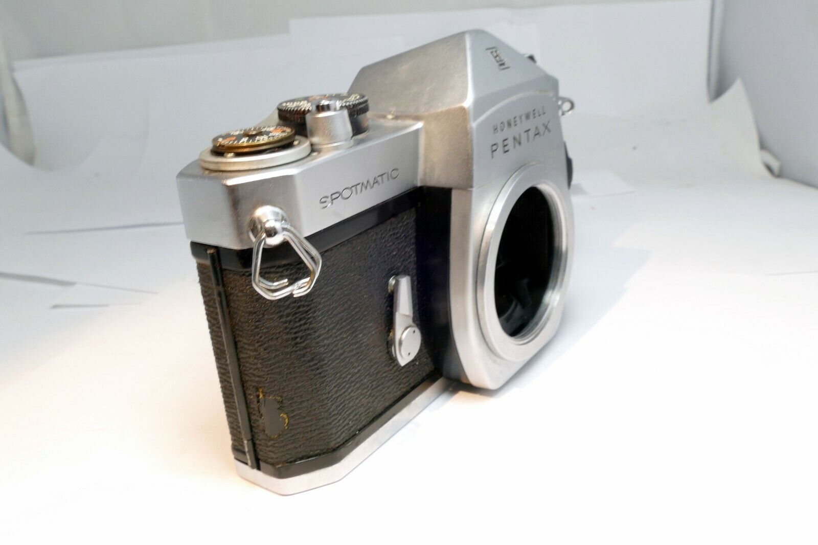 Pentax Spotmatic Honeywell H 35mm SLR Film Camera Body Only Parts Repair AS IS