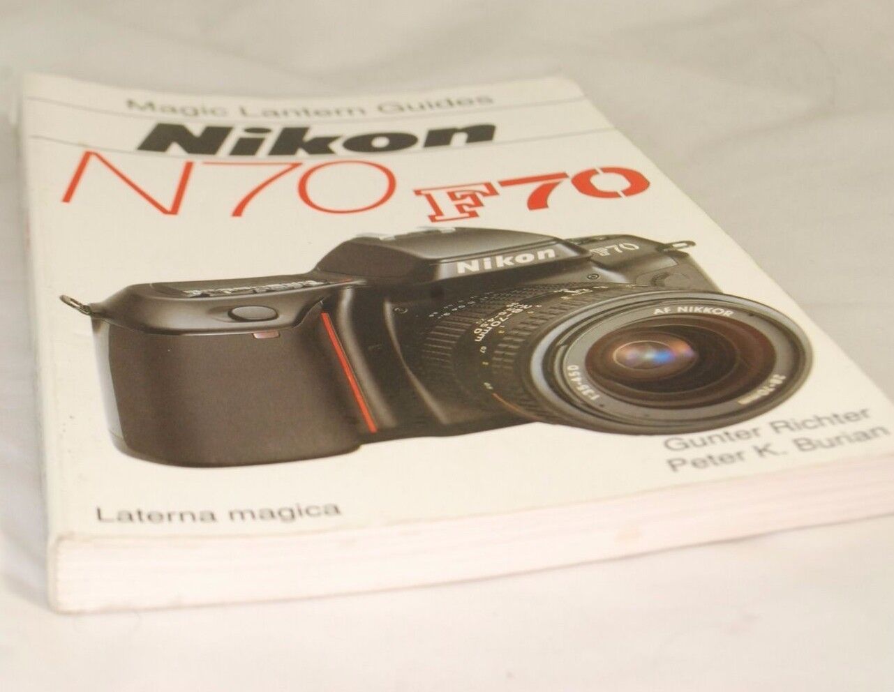 Nikon N70 F70 camera Lantern Magic Book complete GUIDE 7115001
