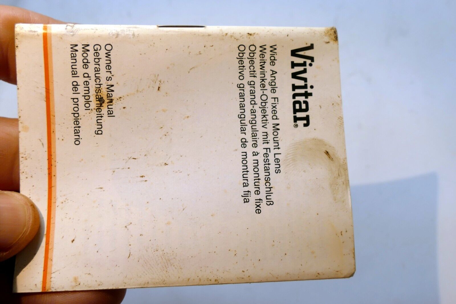 Vivitar 35mm f2.8 and 28mm f2.8 Lens  Instructions manual guide English EN