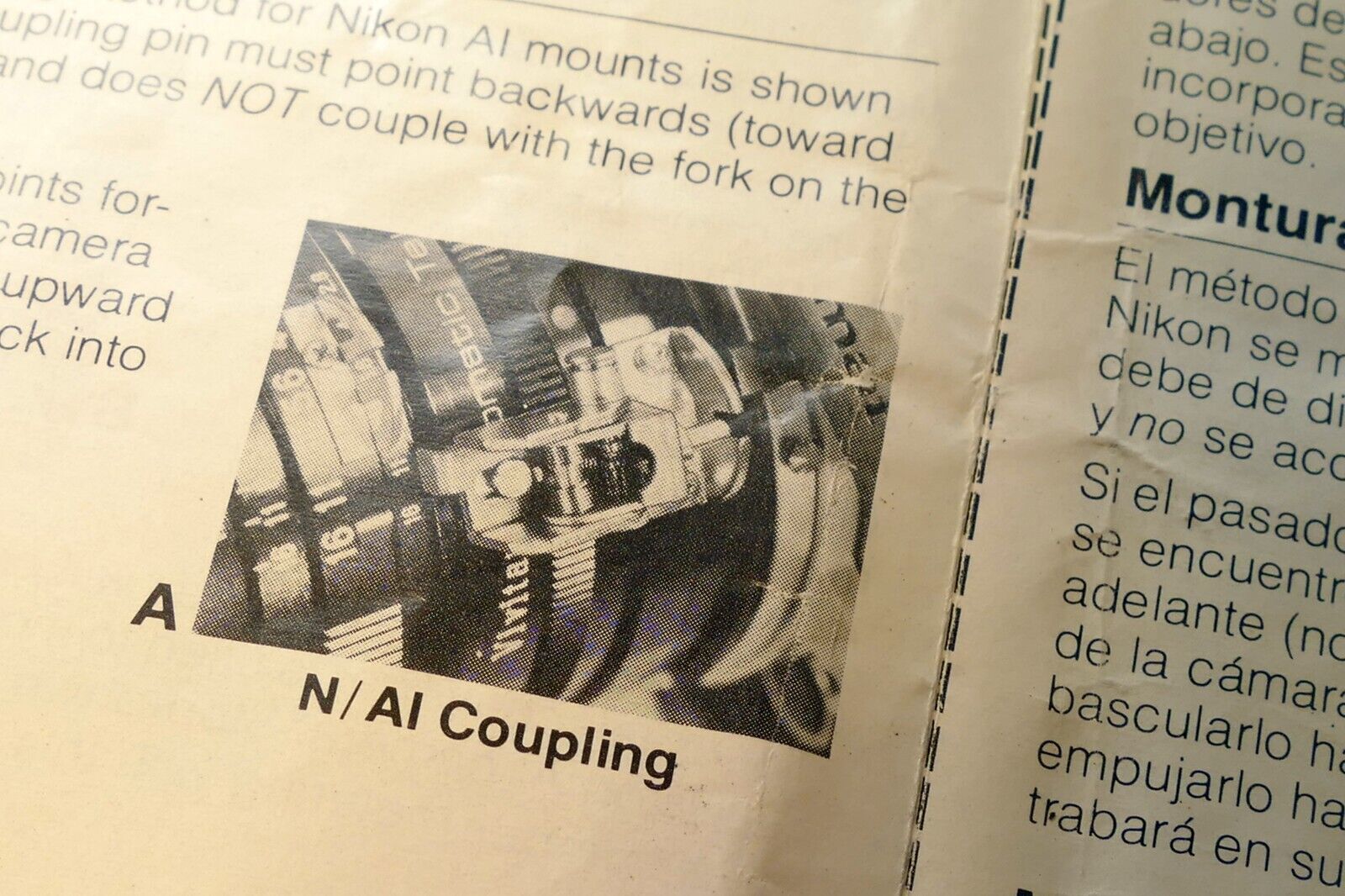 Nikon F and Ai Coupling Guide Brochure for Nikon F mount