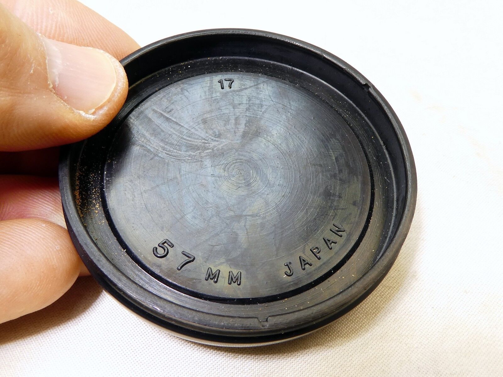 Vivitar 55mm Lens Front Cap Slip on type plastic 57mm ID