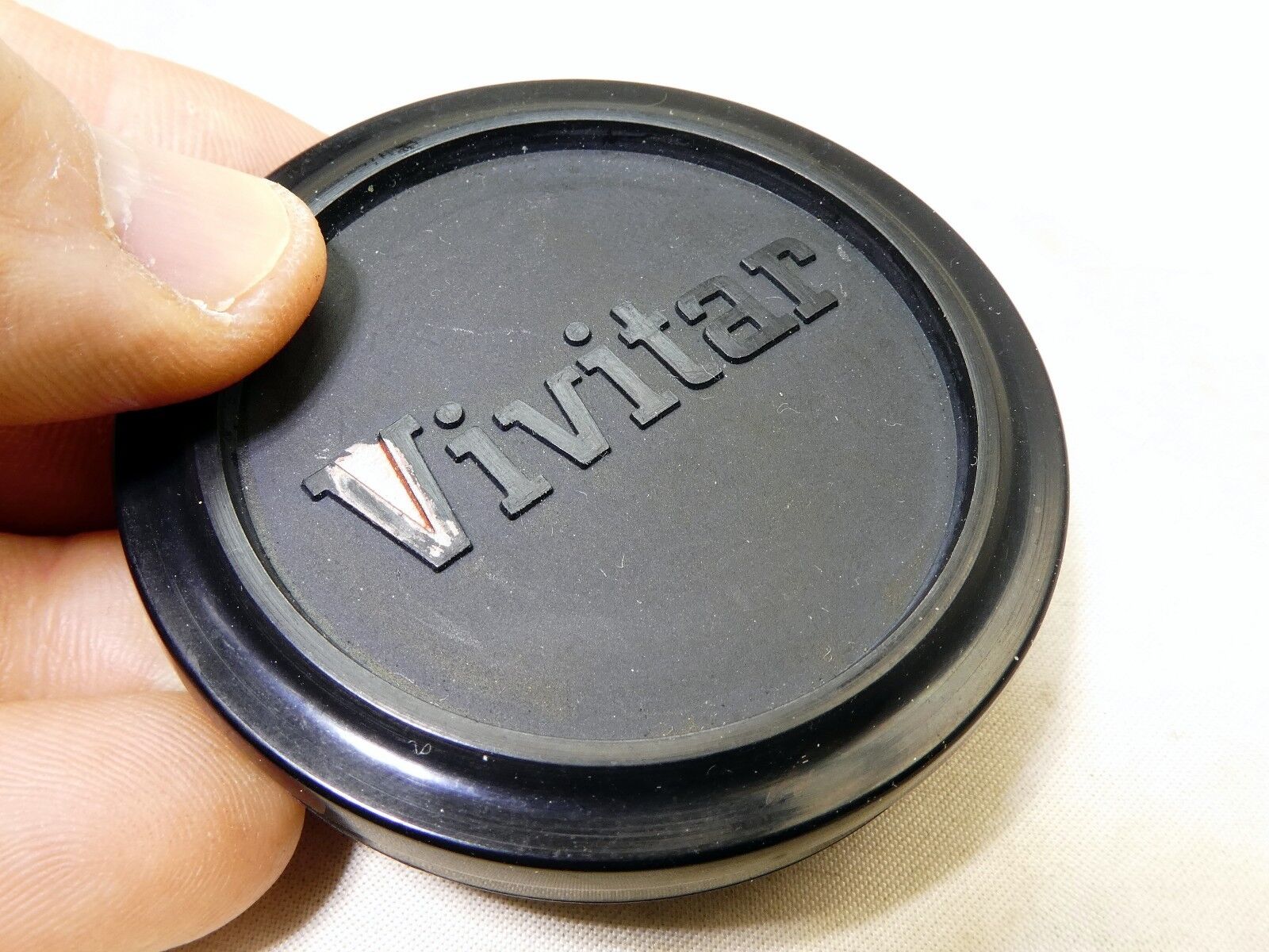 Vivitar 55mm Lens Front Cap Slip on type plastic 57mm ID