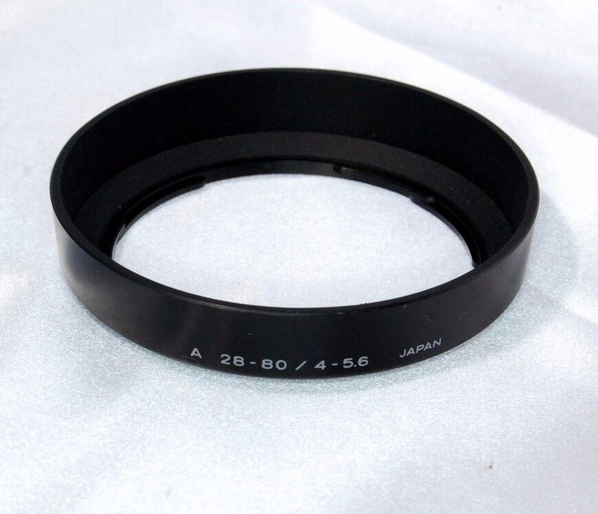 Used Genuine Minolta A 28-80 / 4-5.6 Lens Hood auto focus AF Maxxum