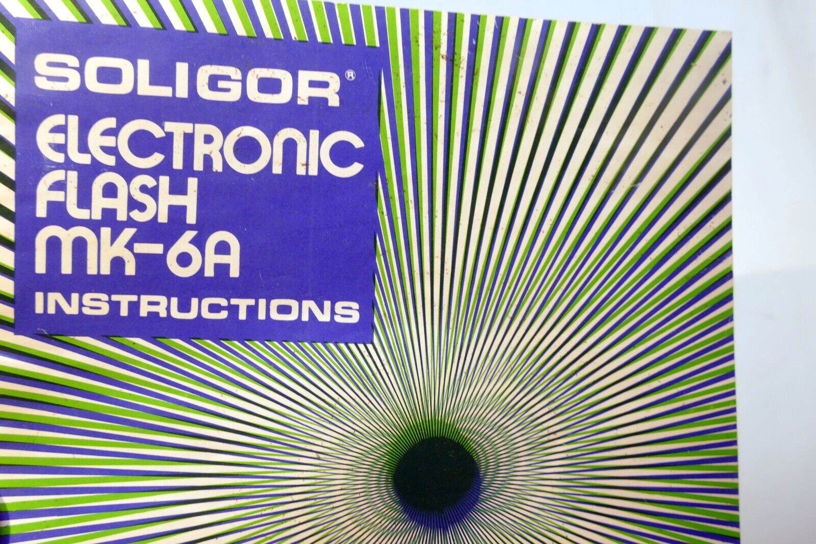 Soligor MK-6A Flash  Instructions  guide manual English EN