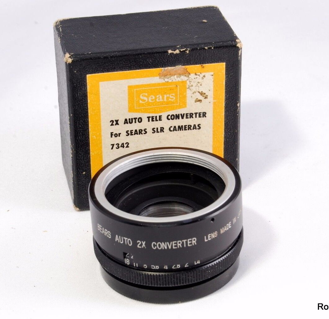 Sears 2x Auto Tele Converter lens M42 screw mount SLR Cameras 7342 9210054