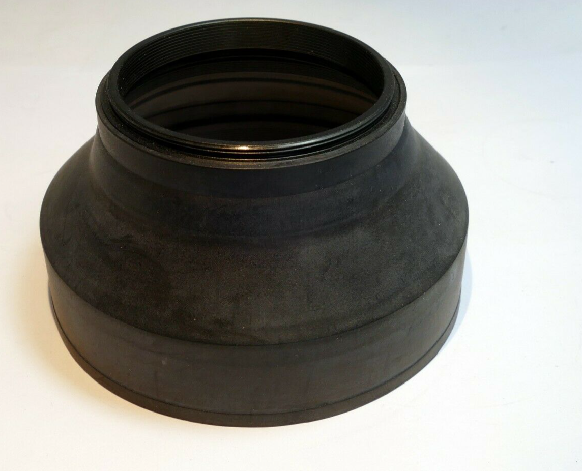 58mm Rubber Hood shade telephoto  collapsible for wide angle &  telephoto 2-way