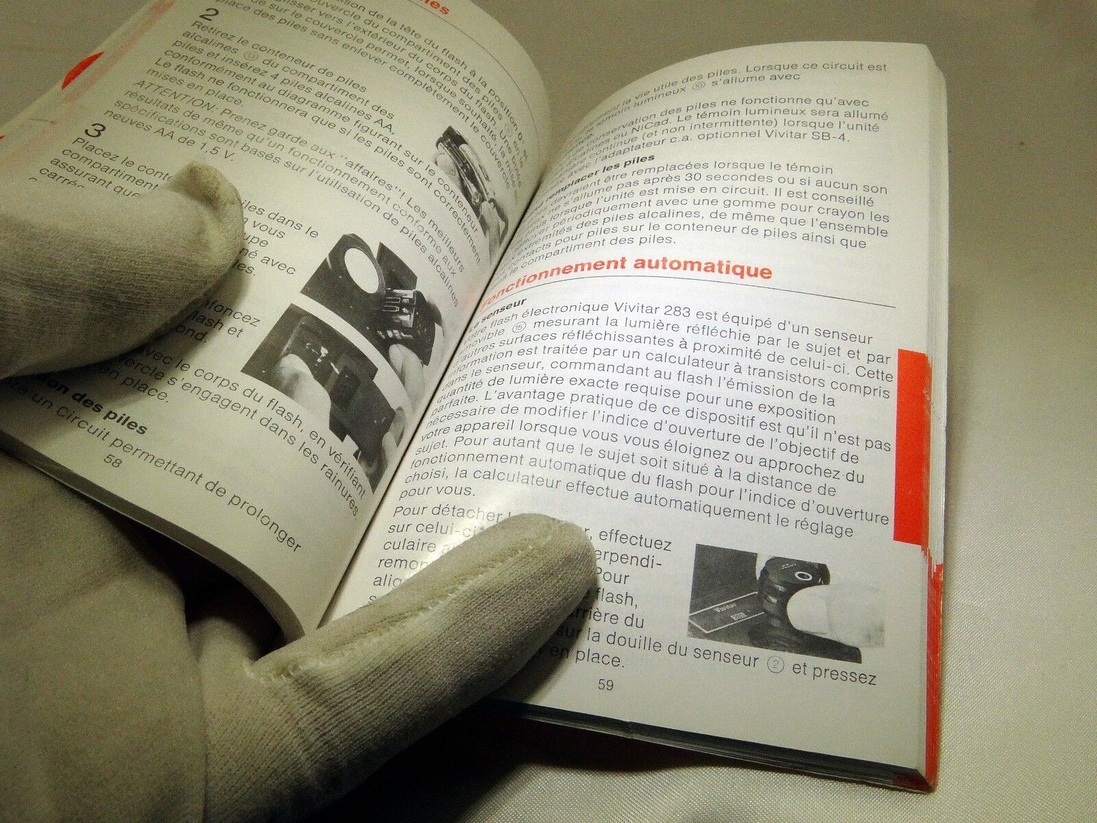 Vivitar 283 Electric Flash Manual Guide Instruction 110 pages English Espanol Fr