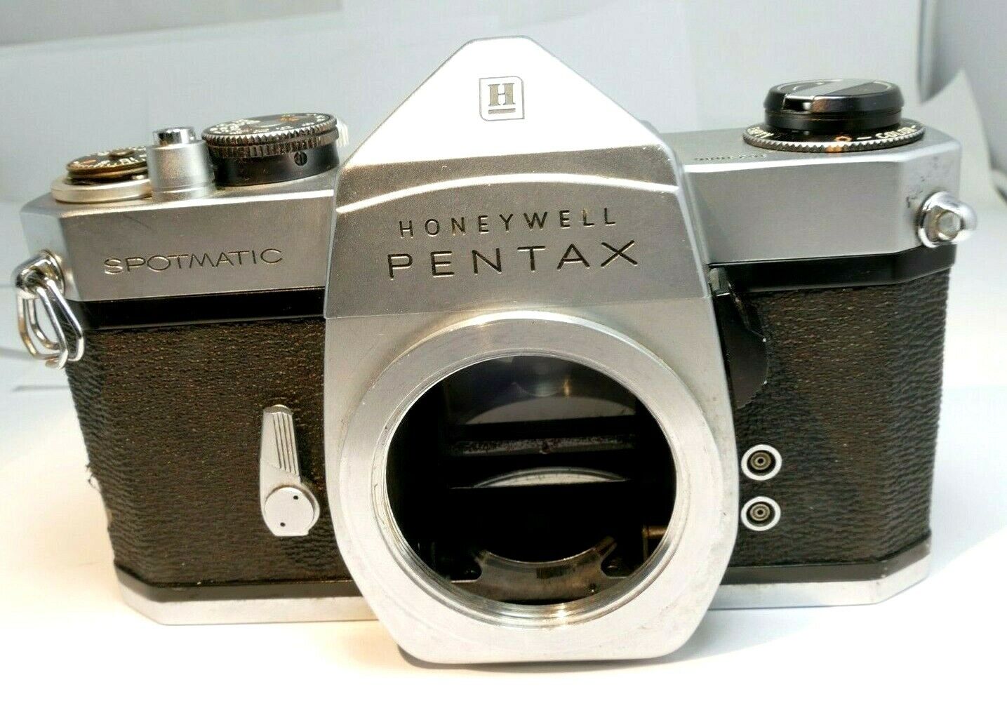 Pentax Spotmatic Honeywell H 35mm SLR Film Camera Body Only Parts Repair AS IS
