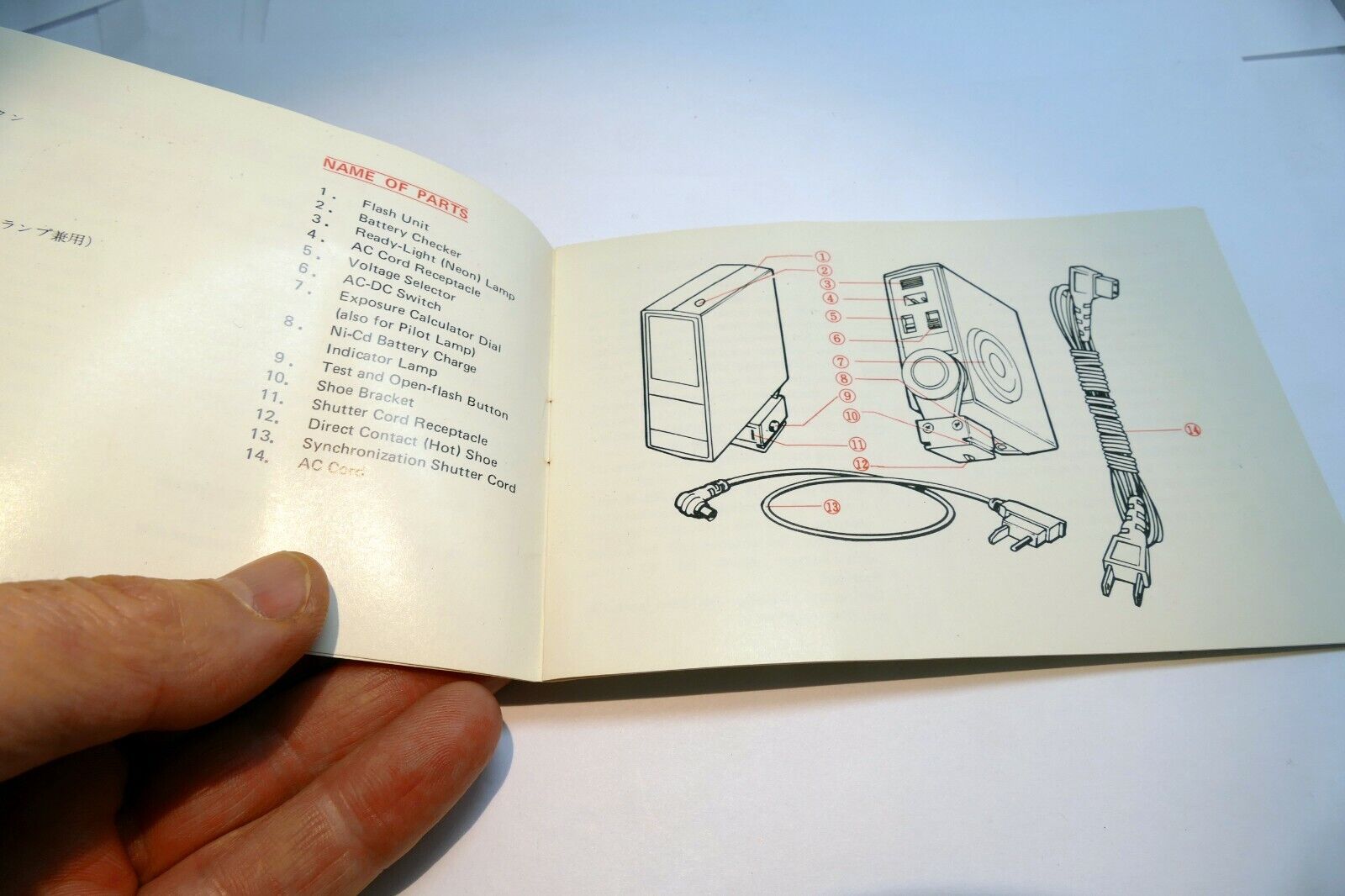 Toshiba Strobo-Lite Maxim 24 flash Operating Instruction manual Guide