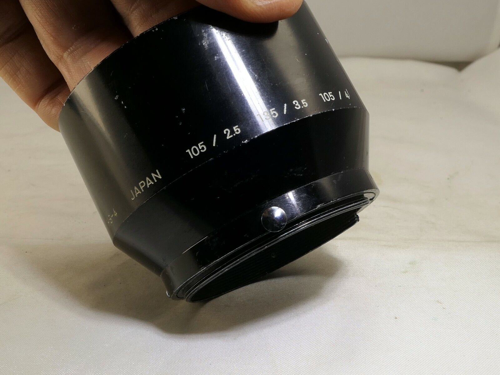 Nikon HS-4 Hood Shade Metal clip on for 135mm f3.5 85mm f2.0 Ai Ai-s Nikkor OEM