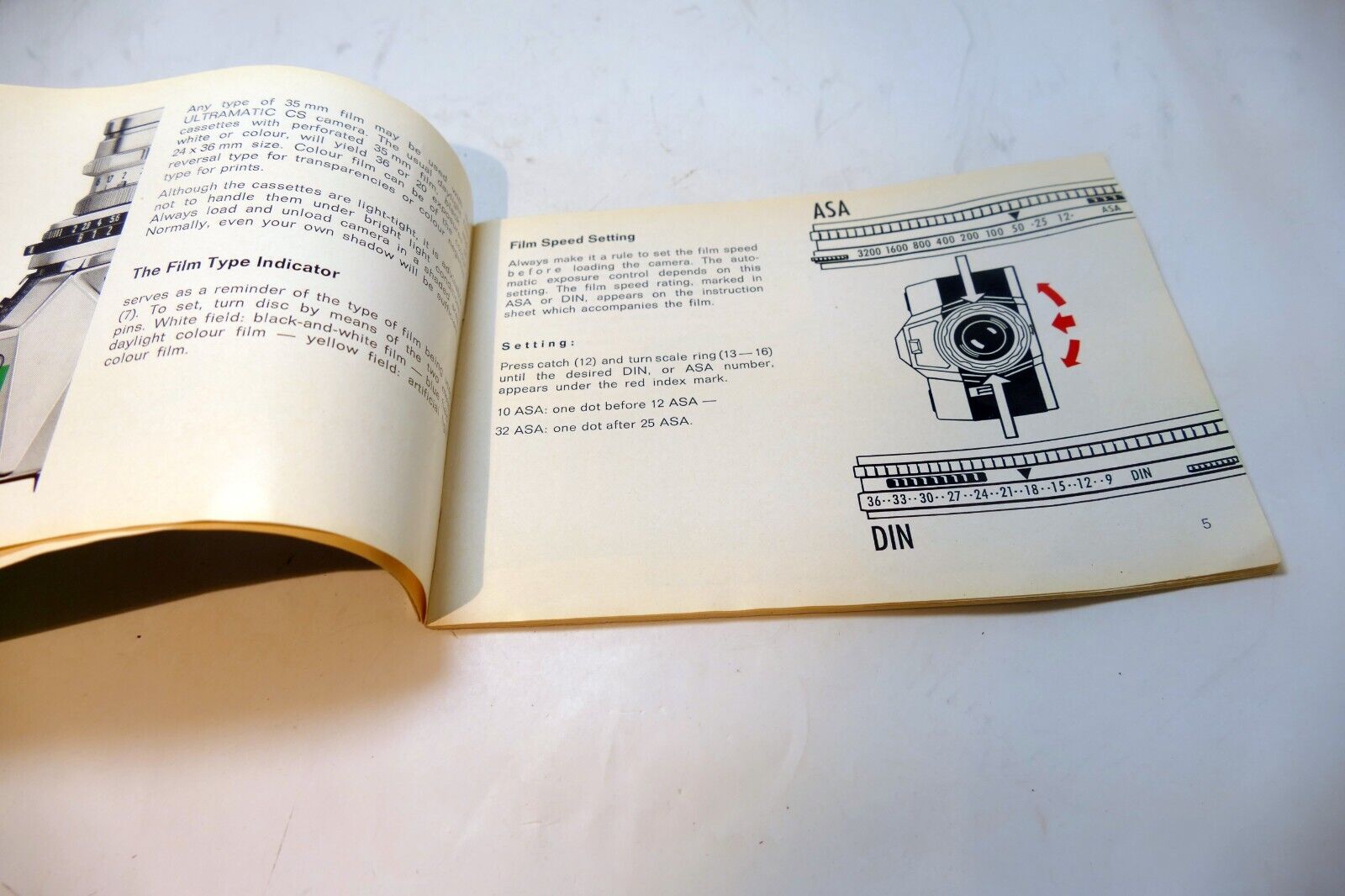 Voigtlander Ultramatic CS  Camera Guide Booklet/Manual  English EN