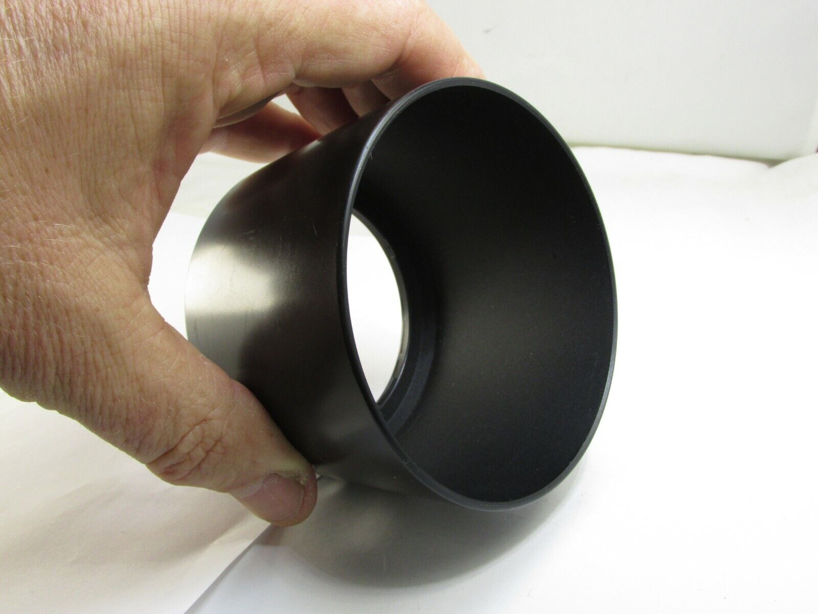 Plastic Lens Hood unknown brand 63mm ID  twist on type